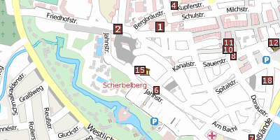 Deutsches Medizinhistorisches Museum  Ingolstadt Stadtplan