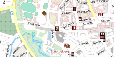 Kreuztor  Ingolstadt Stadtplan