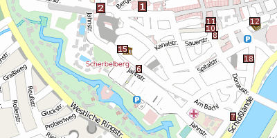 Stadtplan Taschenturm  Ingolstadt